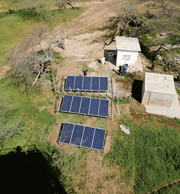 柬埔寨 5.5kw水泵系统
